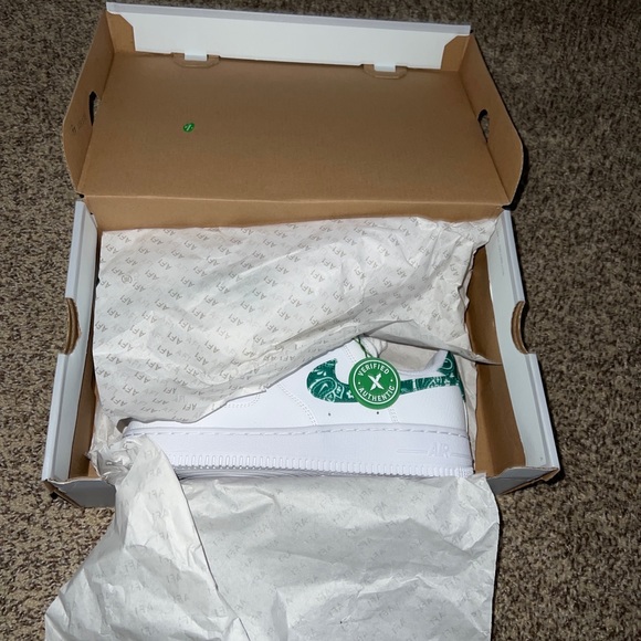 Air Force 1 Green Paisley 🐍 - Picture 6 of 7